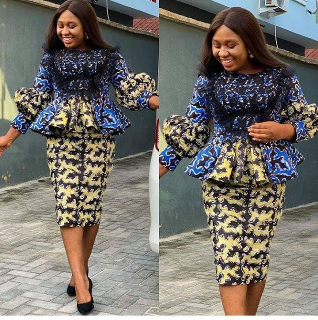 Ankara Styles: Latest Peplum Top 2022