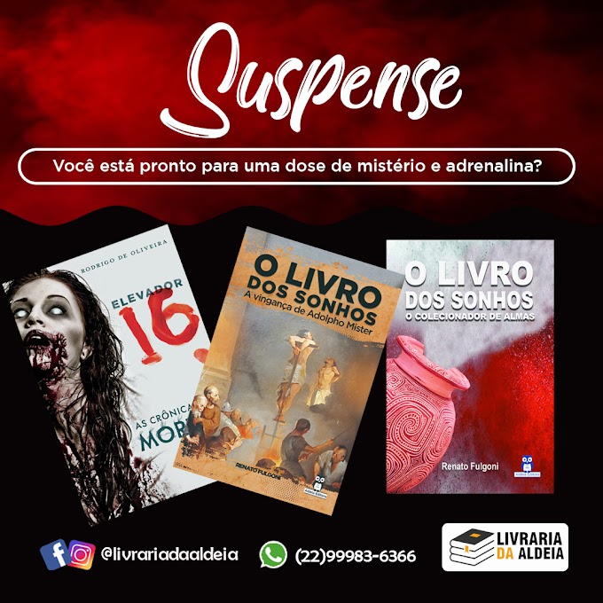 Explore o Mistério: Três Thrillers de Suspense na Livraria da Aldeia