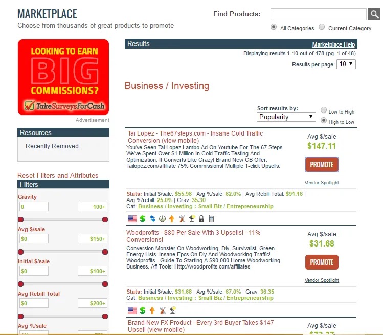 clickbank marketplace