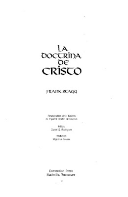 Frank Stagg-La Doctrina De Cristo-