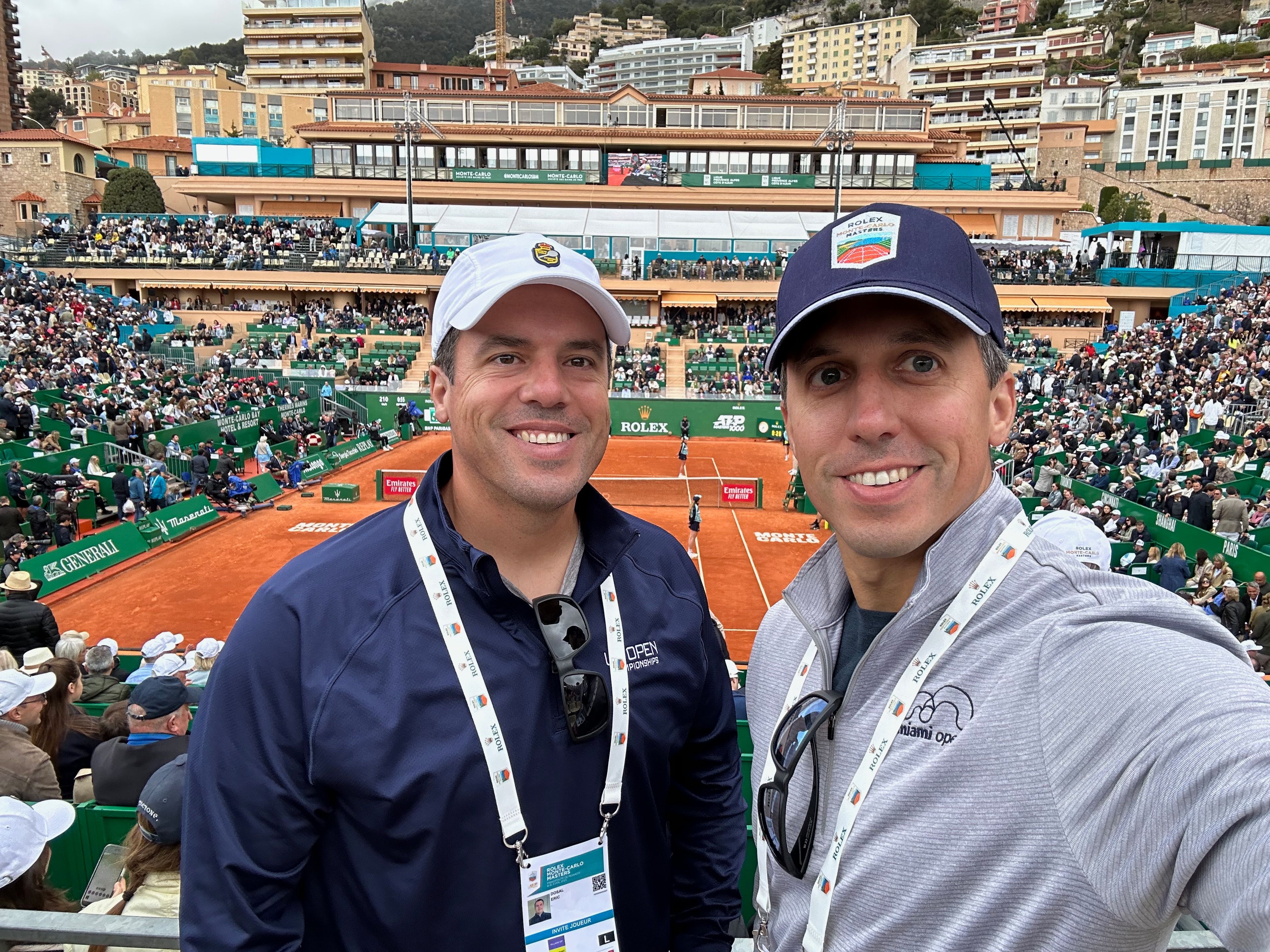 Tennis League Network Blog Eric and Brian Dosal Once in a Lifetime Experience at Monte Carlo Masters 1000
