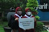 Darurat Rokok, Mahasiswa UIN menggelar Aksi Kampus UIN Jakarta Bebas Asap Rokok
