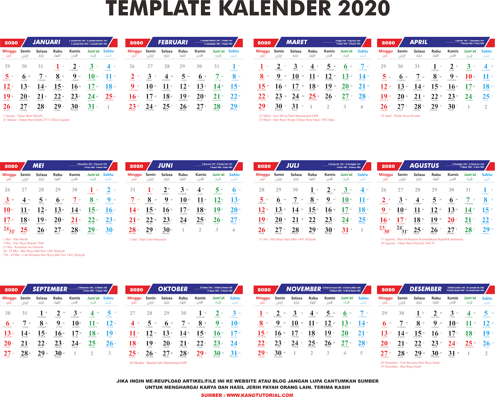  Kalender  2021  Masehi disertai Hijriyah dan Jawa  format AI 