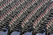 North Korea said it would attack U.S. military bases on Japan and the . (north korea parade)