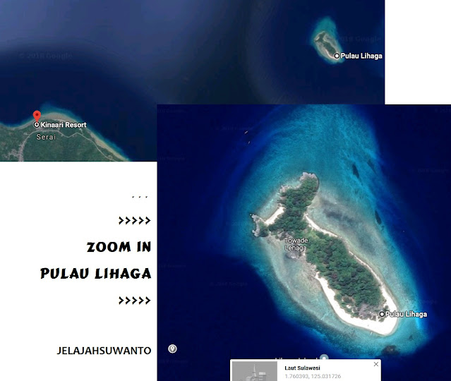 Pulau Lihaga sekitar 15 menit dari  Kinaari Resort | ©jelajahsuwanto