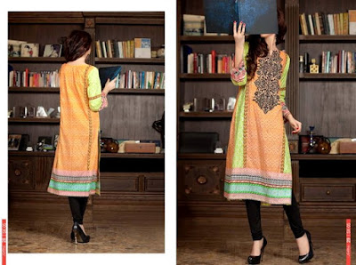 SALITEX - Designer Embroidered Lawn Kurti 2015-2016