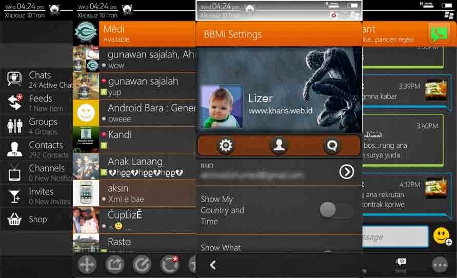 Download BBMi v2.3.0.14 MOD Timeline Facebook for Android ...