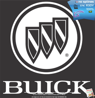 Buick logo cnc dxf. Free download.