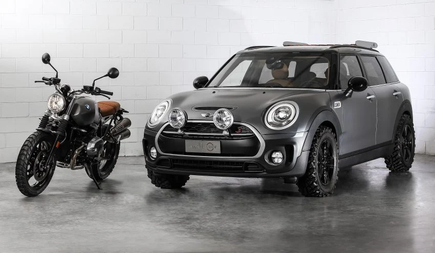 MINI Clubman ALL4 Scrambler Concept là sự kết hợp hoàn hảo giữa hai thương hiệu của BMW