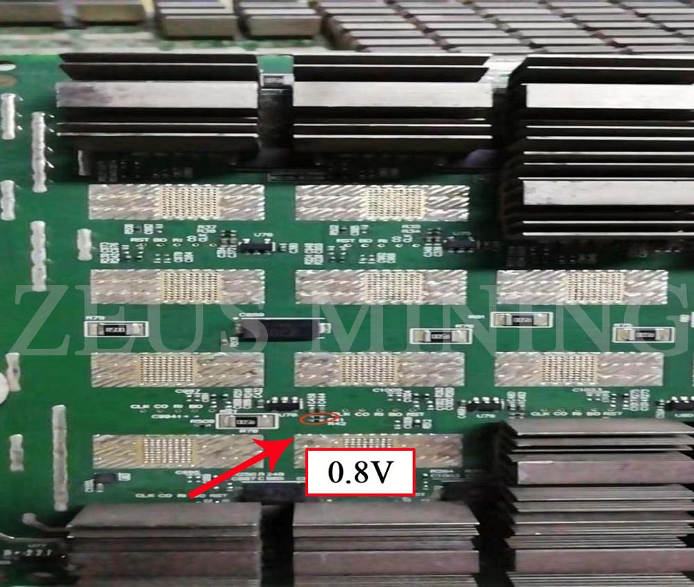 0.8V PCB test hole