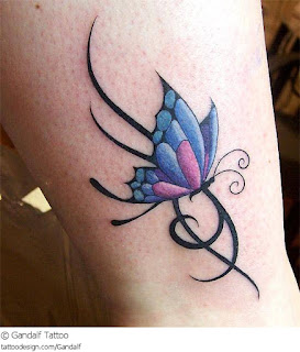 Idea for a Butterfly Tattoo for girls