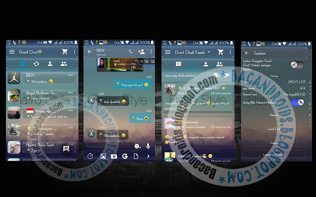 download BBM Mod DroidChat Tema Transparent  Terbaru 2.90