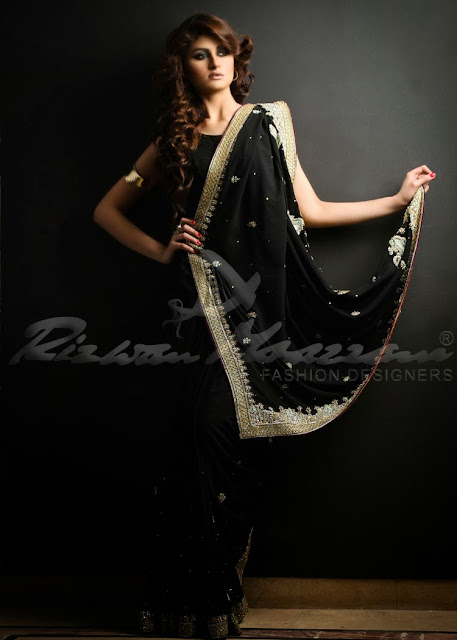 Best Sarees Collection of Pakistani Designer Rizwan 