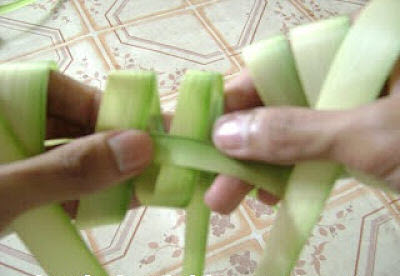 Cara Membuat Ketupat Lebaran Dari Janur Daun Kelapa