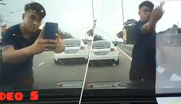 (Video) 'Ok saya tak ada bagi signal la, saya salah tapi you...' - Pemandu Audi JMG330 ditahan kerana buli wanita hamil