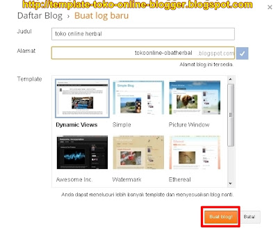 Cara Membuat Blog Di Blogspot 5