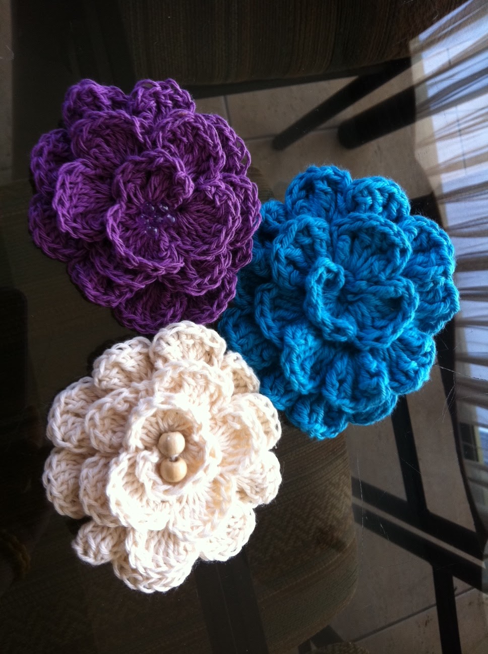 imagenes de flores tejidas a crochet - Tejedora Compulsiva: Flores tejidas