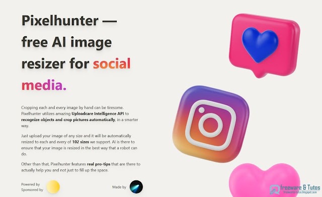 Pixelhunter : un service en ligne gratuit pour redimensionner les images pour les réseaux sociaux