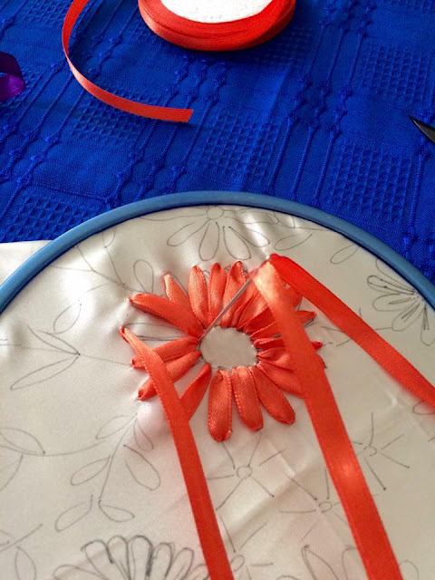 Ribbon Pillow Work Craft DIY