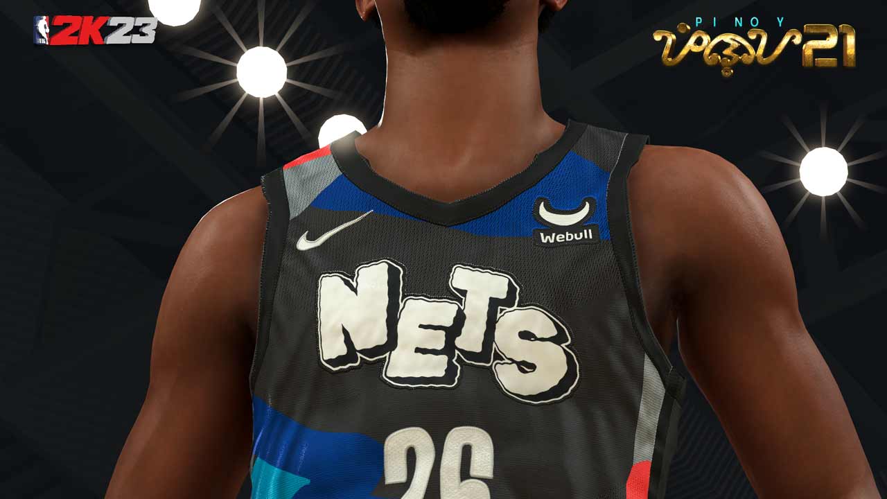NBA 2K23 Brooklyn Nets 2024 City Edition Jersey