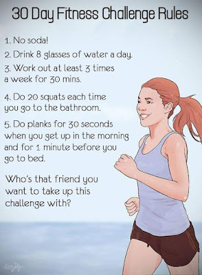 30 day fitness challenge rules