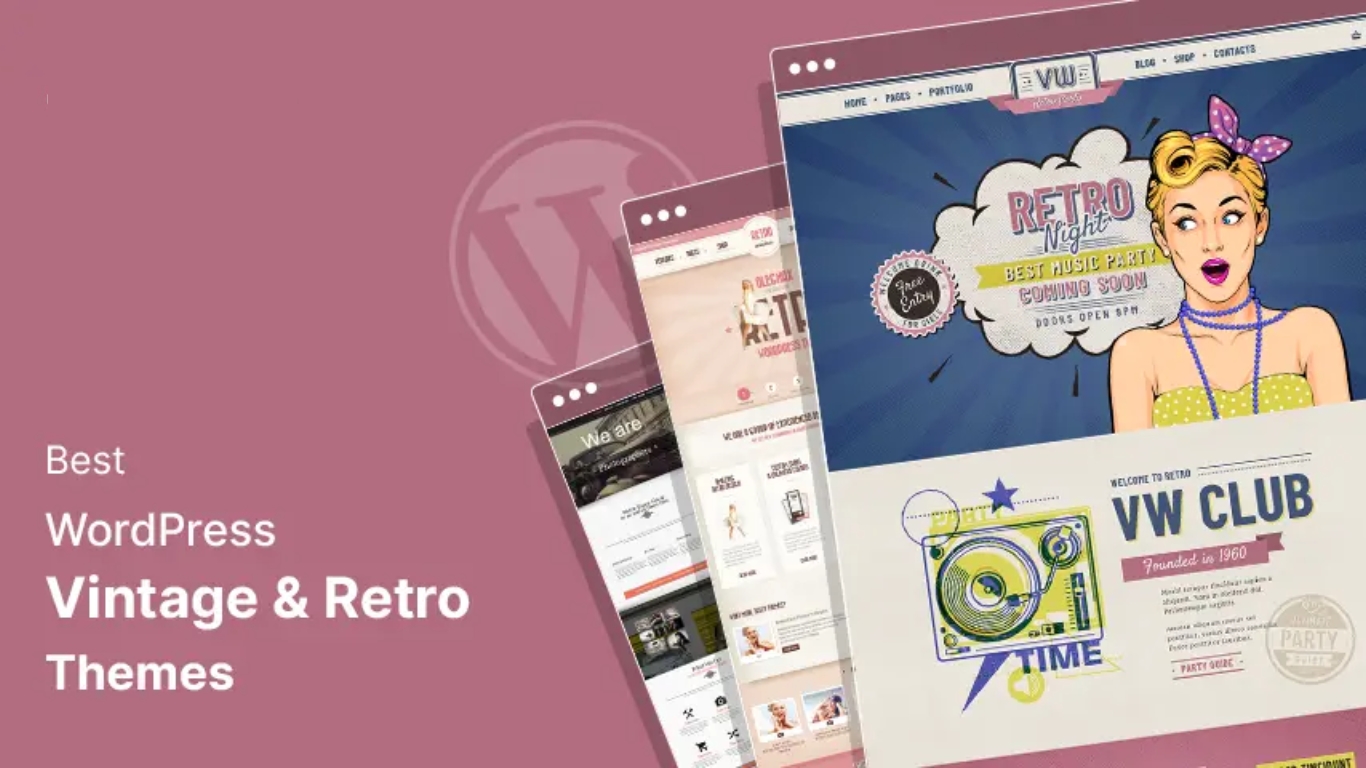 20 Best Vintage & Retro WordPress Themes