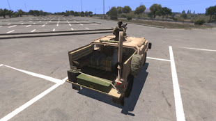arma3 に装甲強化されたHMMWVを追加するMOD