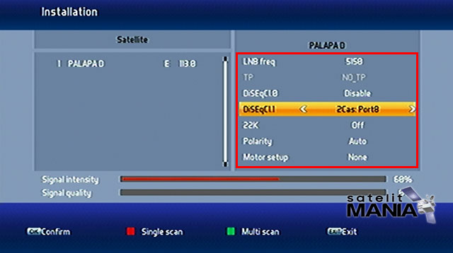 Cara Menambah Satelit Palapa D di Parabola