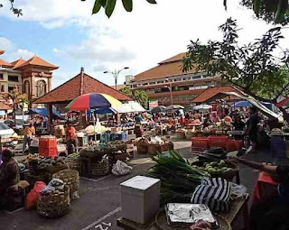 Sejarah pasar Badung Bali, lokasi pasar Badung Bali, lokasi pasar kumbasari