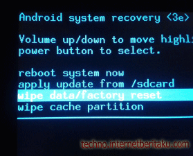Reset Factory Handphone/Tablet Android