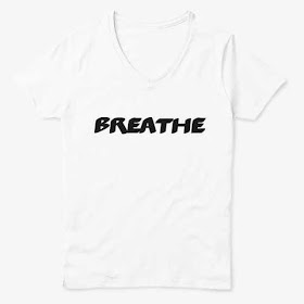 Breathe Women’s Classic V-neck Tee Shirt White