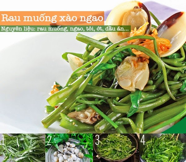 RAU MUỐNG XÀO NGAO