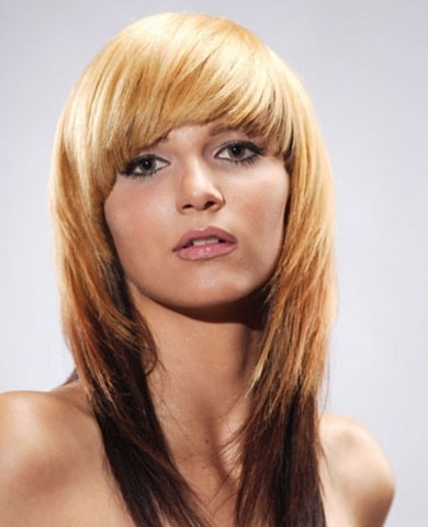 Chic Multi-Toned Hair Style 2014