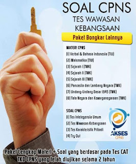  Kebutuhan Aparatur Sipil Negara atau disingkat ASN sangat mendesak Download Soal-Soal dan Kunci Jawaban Tes Seleksi P3K, PPPK (TIU, TKP, TWK)