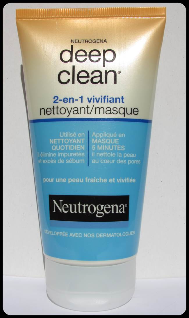 Resenha: Deep Clean 2 em 1 - Nettoyant/Masque Neutrogena 