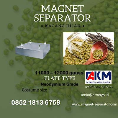 magnet separator kcang hijau