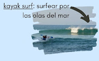 Kayak surf en aguas bravas