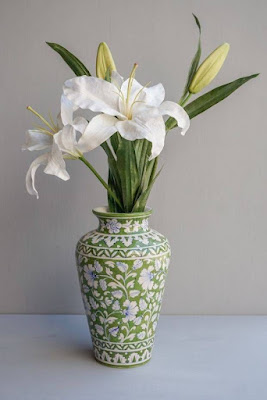 Olive Flower Vase