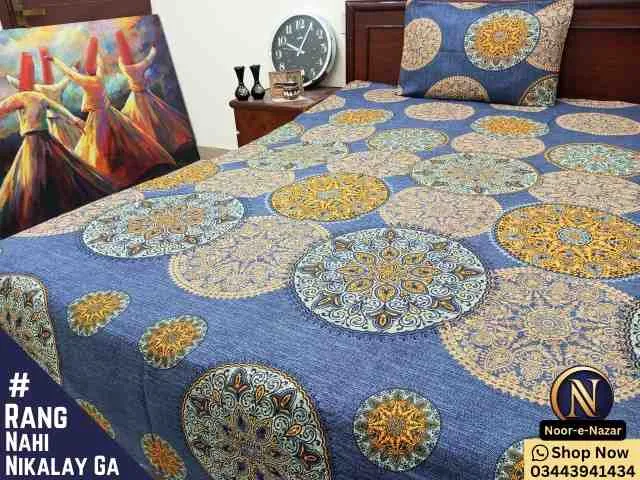 Buy Cotton Satin Single Bed Sheets Online in Pakistan | S7