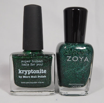 Picture Polish Kryptonite vs. Zoya Merida