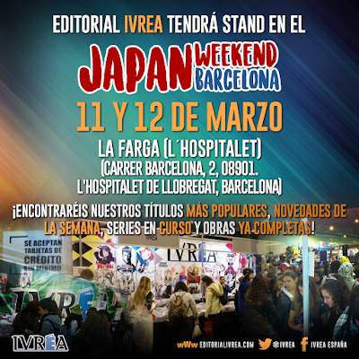 Editorial IVRÉA tendrá stand en el "Japan Weekend de Barcelona"