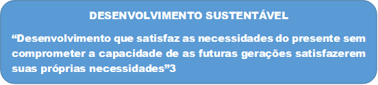 DESENVOLVIMENTO SUSTENTÁVEL