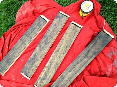 DIY wood tray