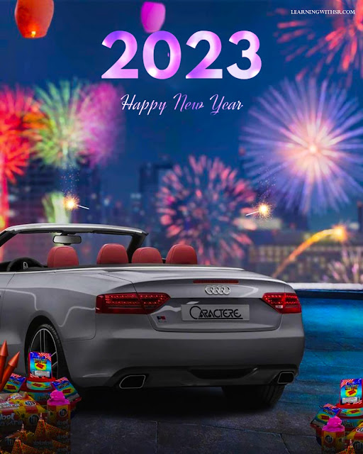 new year hd background 2023, Picsart 2023 background