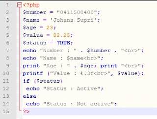 Explain About Data Type Using PHP