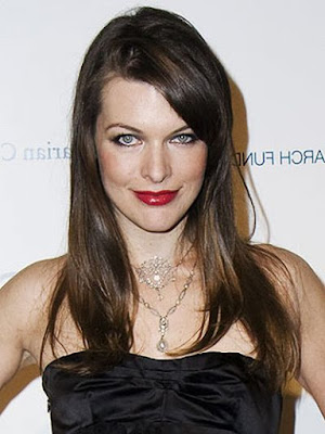 Hot American Top Ukrainian born Hit Movie actress Milla Jovovich Photo