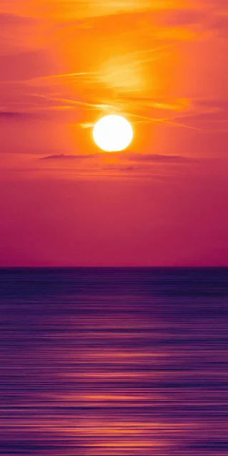 Papel de Parede Celular Pôr do Sol Céu Rosa