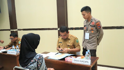 Pemeriksaan Rikmin Awal Calon Siswa Polri di Polres HSU Libatkan Disdikbud dan Dukcapil Setempat