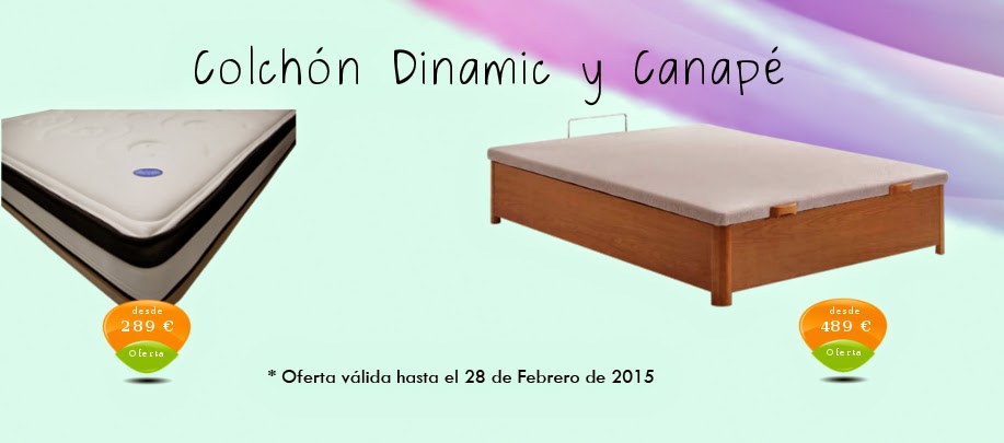 Rebajas en Tiendas Hypnos - Colchón Dinamic y canapé