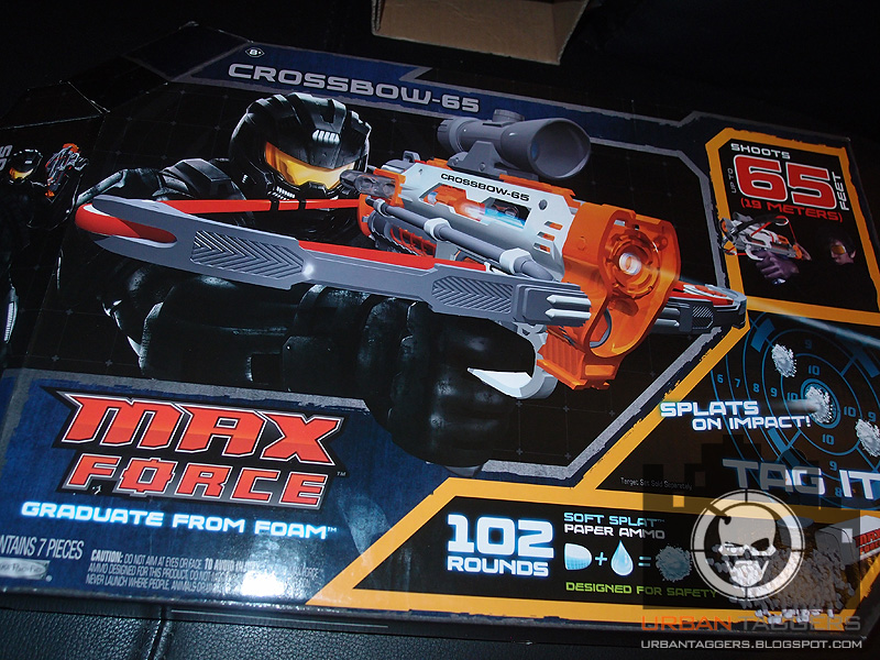 We picked up a Max Force Crossbow 65 during the Target big toy sale